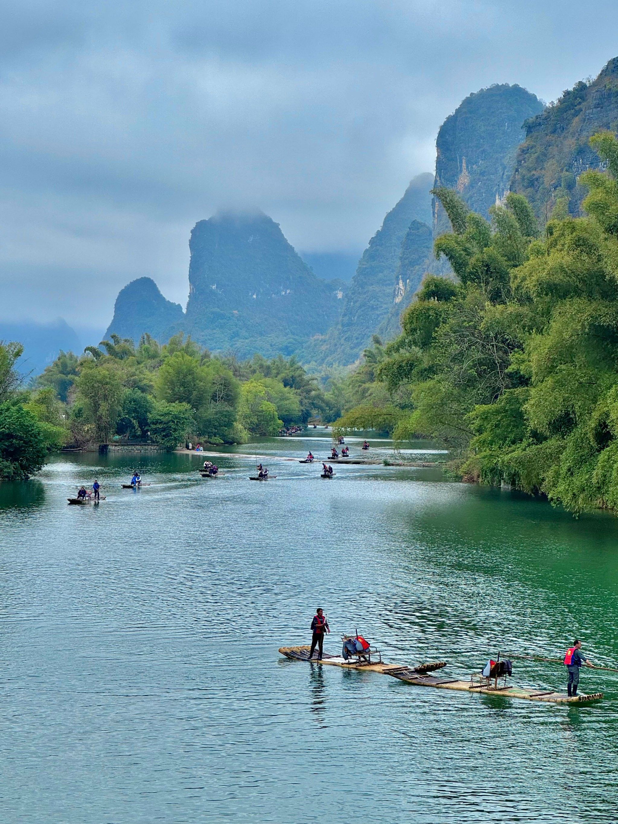 桂林阳朔十里画廊!亲测最佳路线