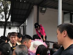 随意翻越护栏插队&nbsp;无人管理-狼牙山风景区