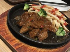 铁板牛排-朵朵开素食餐厅(后宰门街店)