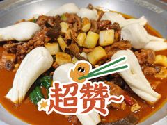 野山菌焖嵩山小公鸡-豫丰汇河南名菜楼(武记餐饮)