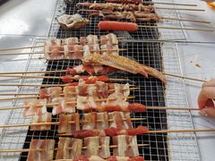 炭烧猪颈肉-小蜜蜂团建自助烧烤场(小洲村店)