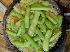 铁板鲜芋梗-农厨好味·温泉鹅·农家菜