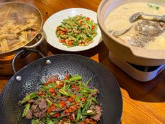 小炒黄牛肉-民俗村柴火灶·景德江西菜(中国陶瓷博物馆店)