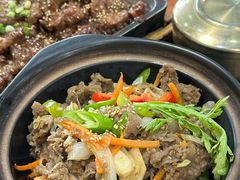 烤牛肉定食-釜山豚骨汤饭(芝罘万达广场店)
