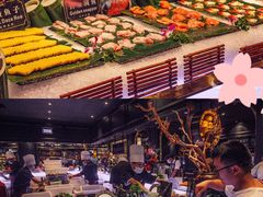 自助取餐区-宴立方海鲜自助(义乌万达广场店)