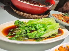 白灼罗马生菜-渝信川菜(西单店)