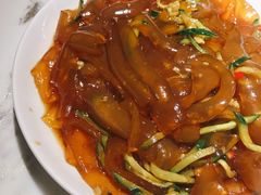 凉拌拉皮-日丰园海肠水饺·老字号大连海鲜(和平广场店)