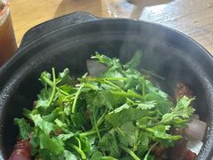 腊肠排骨煲-海口滨海新村143号海南老字号炒菜店