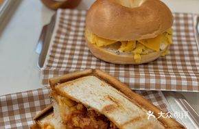 Cheese Egg Bao + Bolognese Sandwich