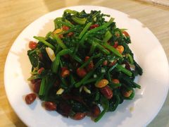 果仁菠菜-玫瑰红烤羊排(北新桥三条店)