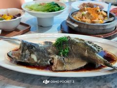 清蒸石斑鱼-不仔客海鲜·烧烤·270度海景餐厅(大东海店)