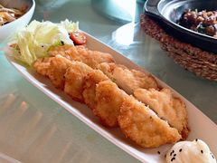 日式沙拉炸虾排-颐和•海鲜砂锅粥•啫啫煲(奥林匹克广场店)