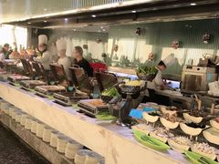 自助取餐区-339旋转餐厅(天府熊猫塔店)