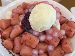 杨梅芋圆椰乳冰-鲜芋仙(苏州干将店)