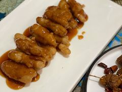 糖醋藕排-吉祥格桑花开素食餐厅