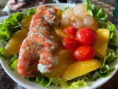 鲜橙老虎虾沙拉-Lets burger非常汉堡·环球风味(蓝色港湾店)