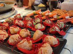 坐飞机来的蟹柳-陆依萍重庆火锅商行(龙湖时代天街店)