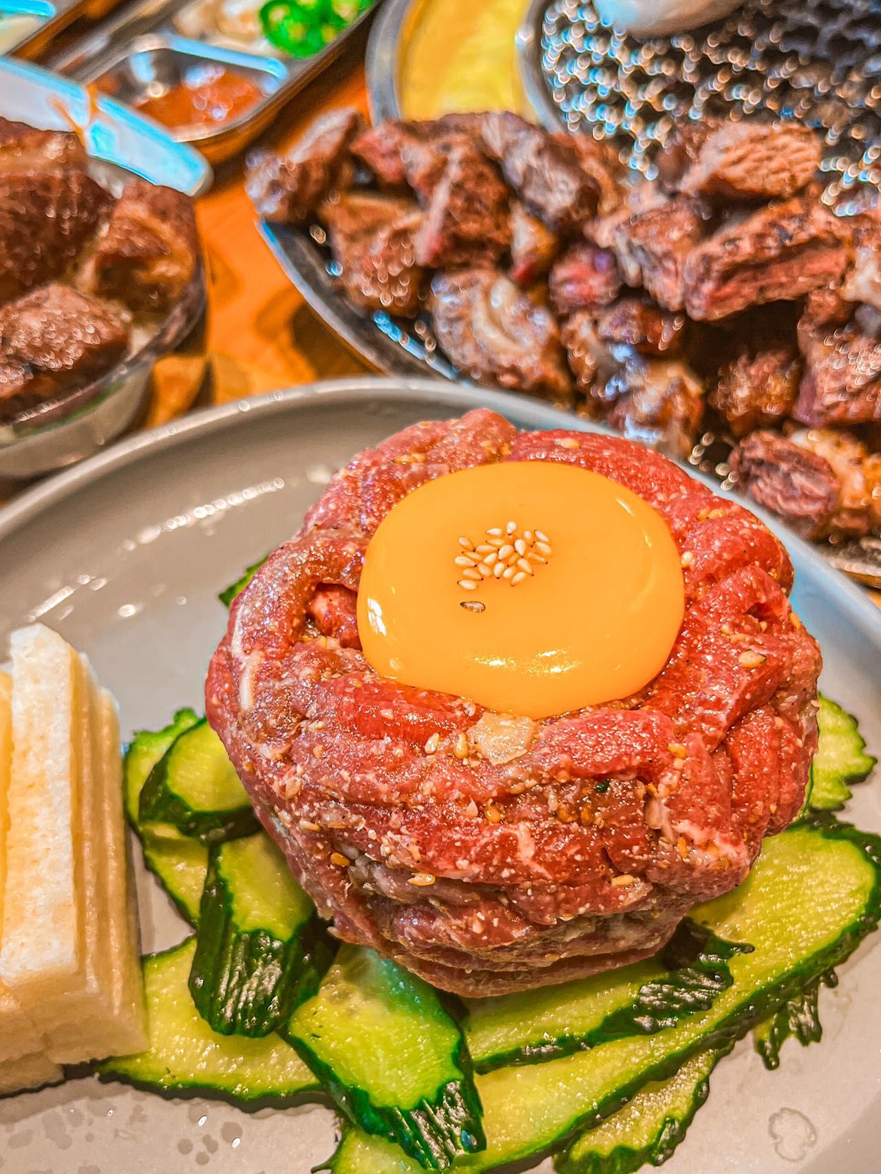 生吃牛肉只有他家有啊