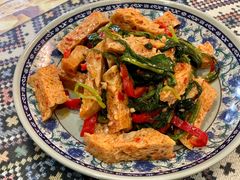 菠菜面筋-新疆伊宁远征餐厅