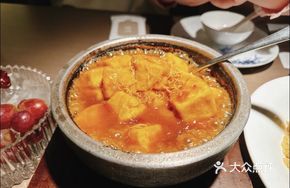 Braised Tofu with Scallop and Abalone Sauce