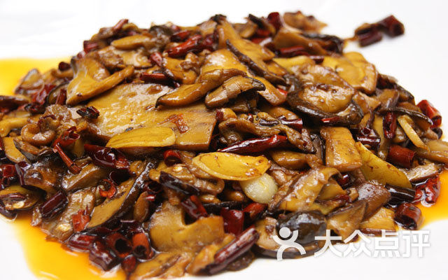 留姥爷干椒生炒黄赖头菌图片-北京云南菜/家常菜-大众点评网