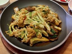 封缸肉炒有机菜花-西北45°(世茂广场店)