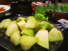 哈密瓜水果盘-阿庄新豫菜(通泰路店)