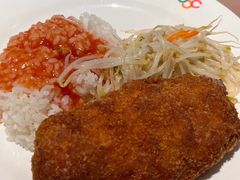 爆浆鸡排饭-北大家园食堂