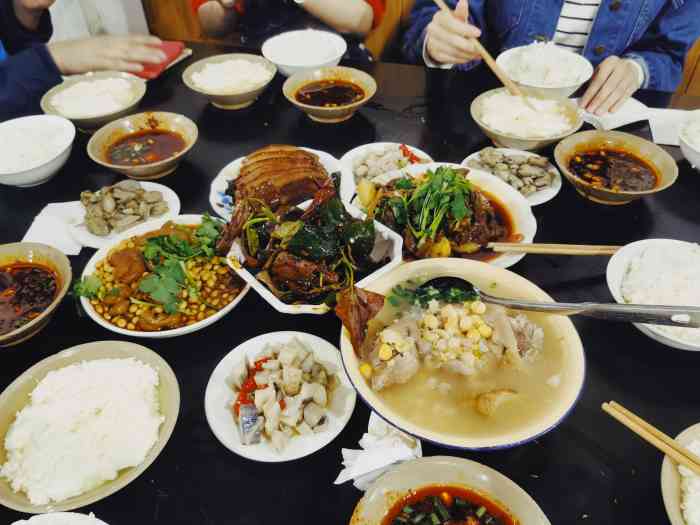 豆花一般佐料真心不好吃涪陵黎明路任意一家豆花完爆此豆花蒸排骨干得