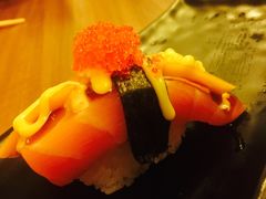 芒果三文鱼寿司（1枚）-昊·来了寿司(双楠2店)