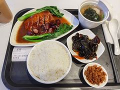 超值烧味双拼饭套餐-百事佳烧鸭牛腩(上海虹桥站店)