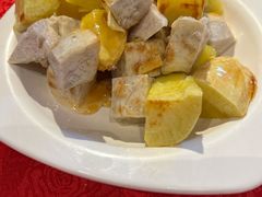 蜜汁焗红薯芋头-粤北餐馆