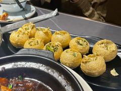 香椿炒蛋土豆球-富临轩私房菜(集庆门大街店)