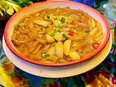 老黄瓜烧宽粉-闯关东东北农家菜(崂山石老人店)