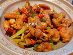 干锅肥肠护心肉-95号酱骨·一块豆腐(展春园西路店)