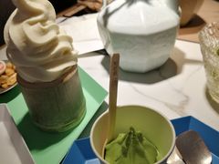茉莉花冰淇淋-茶是一枝花泡茶店