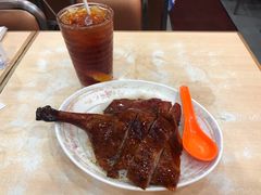 叉燒鵝髀飯-一乐烧鹅(中环店)