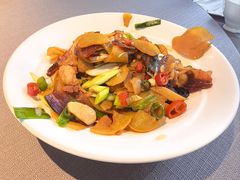 陕南土豆干炒腊肉-秦月轩·长安小馆·新陕菜(阜成路·五棵松店)