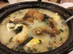 黄骨鱼荷包蛋煲-福今喜粤餐厅