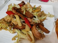 爽肉炒台山菜花-九大簋家宴(晓港湾店)