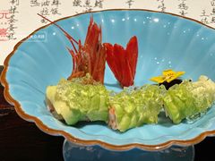 竹节虾海鲜醋冻-元熹会席料理