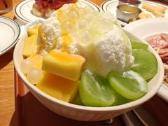 芒果牛奶雪花冰-Thanks美式餐厅(汉堡咖啡店)