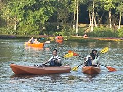 -摇橹船上船码头