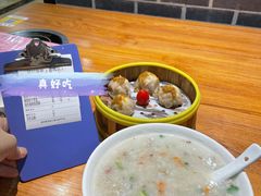 瑶柱海味鱼蓉粥-强记鱼粥(南村店)