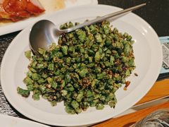 榄菜肉松炒四季豆-金翠河烧鹅餐厅(解放碑时代广场店)