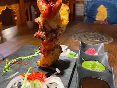 串烤鸡肉拼盘-甘尼仕印度餐厅酒吧(斜塘老街店)