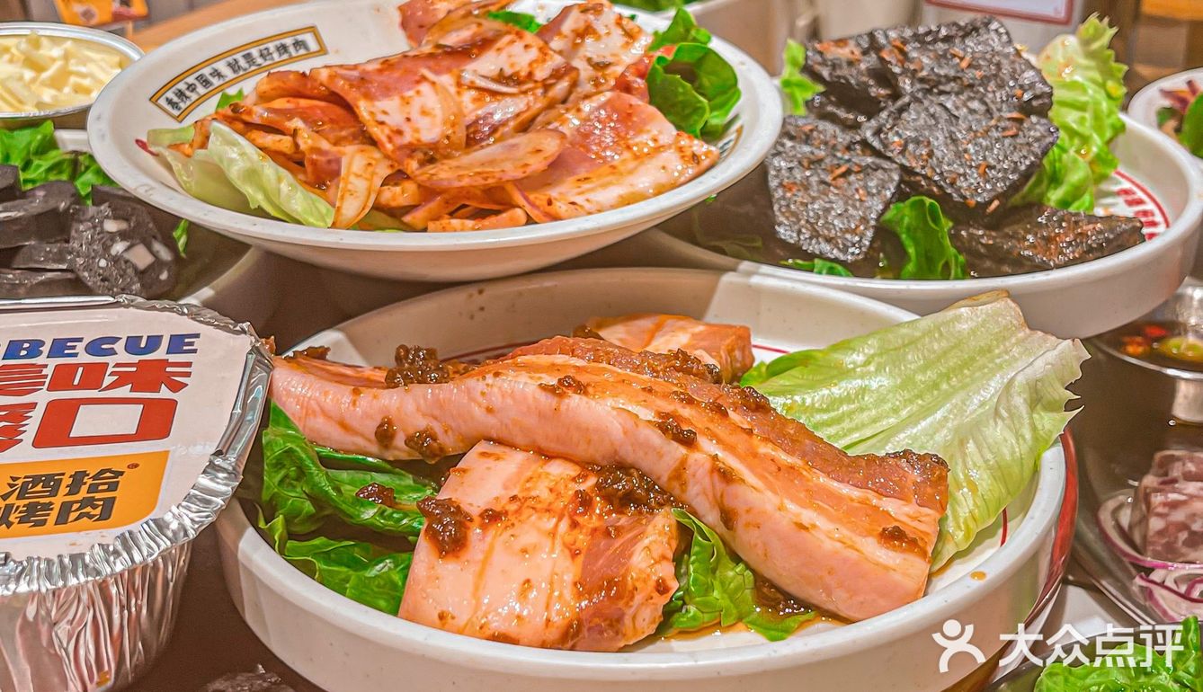 长沙烤肉性价比之王杭州二店 糯米肠好吃哭
