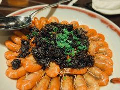 干菜蒸河虾-杭州西子湖四季酒店·金沙厅