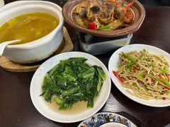-阿峰饭店·本地土菜馆·农家土鸡煲·一品神仙鸡(报福店)