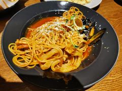 日式辣海鲜意面-机器人火炉披萨